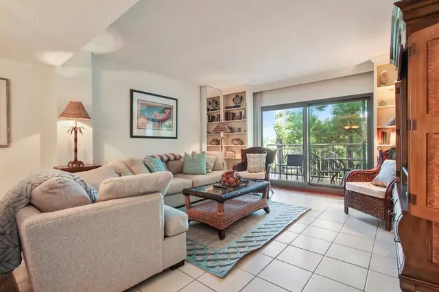 Living room at Ocean One Villas 502