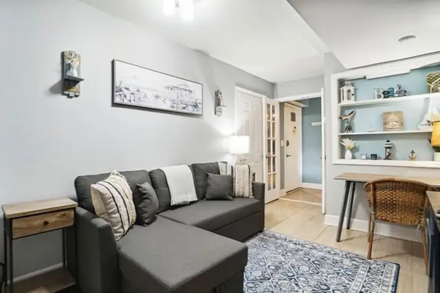 Living room at Ocean Walk Villas 404
