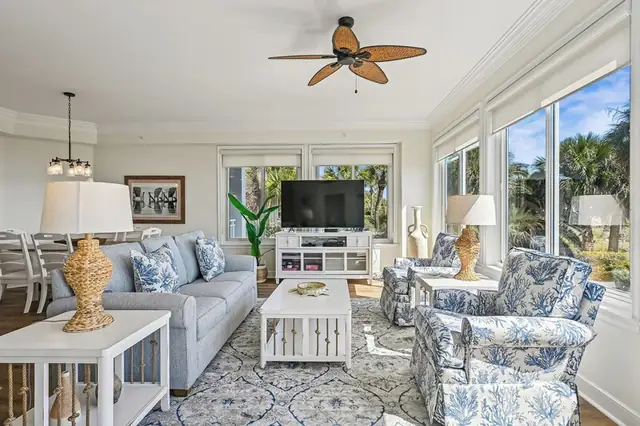 Living room at SeaCrest 3105