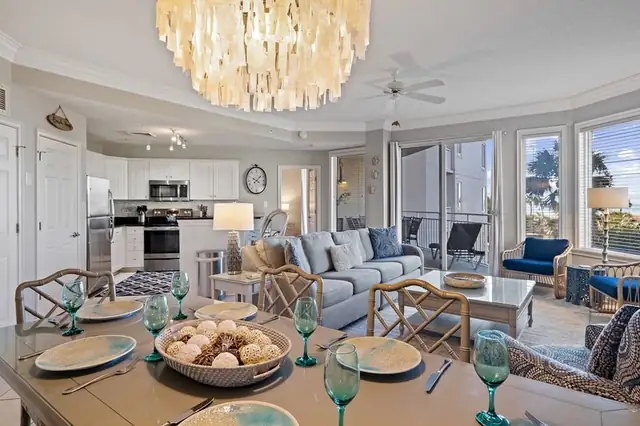 Living room at SeaCrest 2212