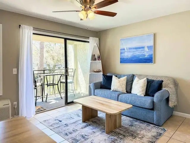 Living room at Seaside Villas 178