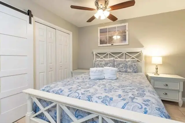 Bedroom at Seaside Villas 178
