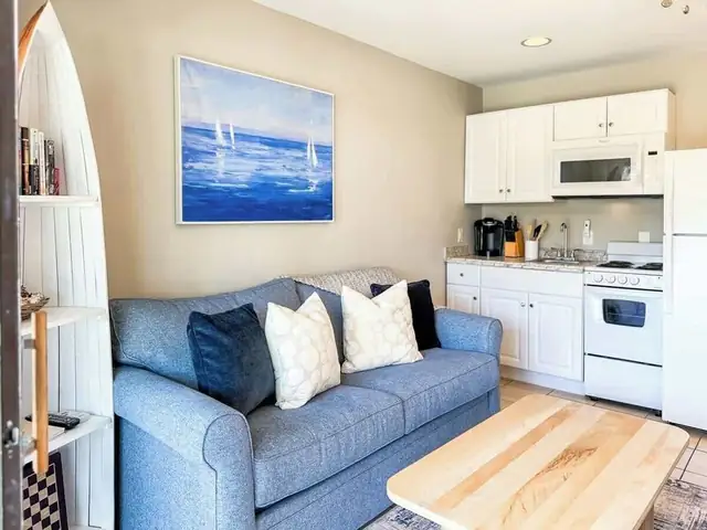 Living room at Seaside Villas 178