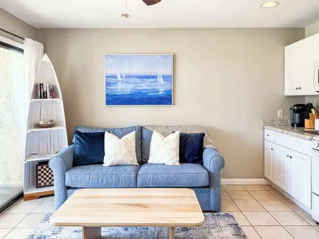 Living room at Seaside Villas 178