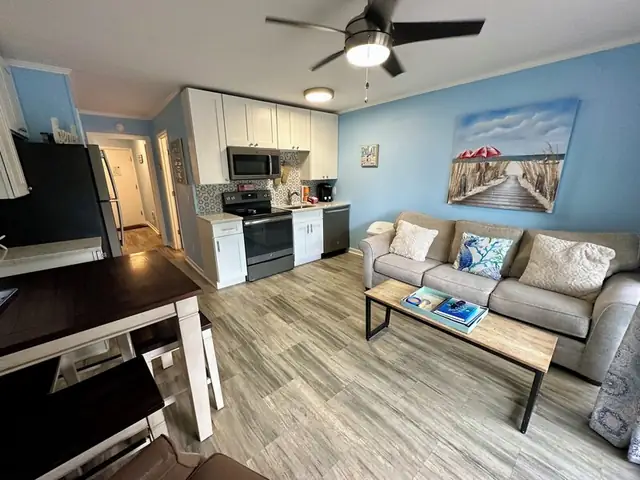 Living room at Seaside Villas 153