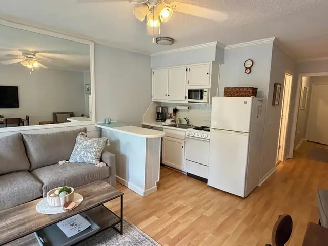 Living room at Seaside Villas 184