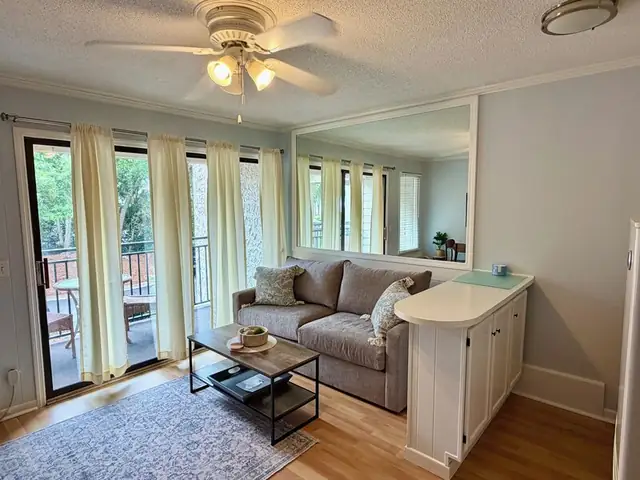 Living room at Seaside Villas 184