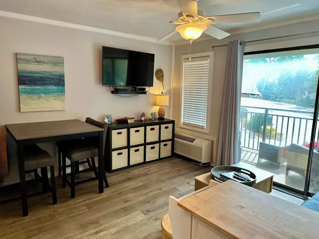 Living room at Seaside Villas 185