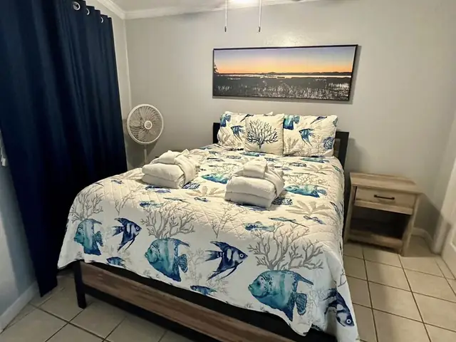 Bedroom at Seaside Villas 249