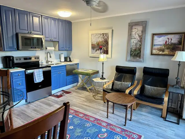 Living room at Seaside Villas 251
