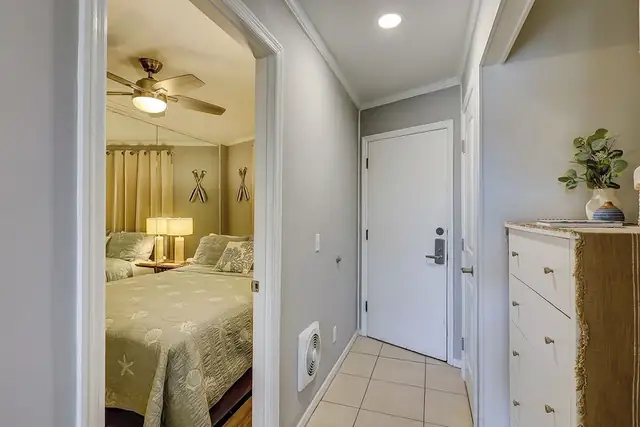 Bedroom at Seaside Villas 336