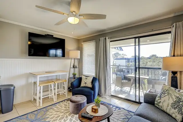 Living room at Seaside Villas 336