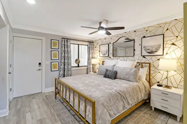 Bedroom at Seaside Villas 121