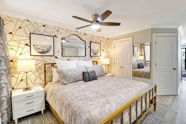 Bedroom at Seaside Villas 121