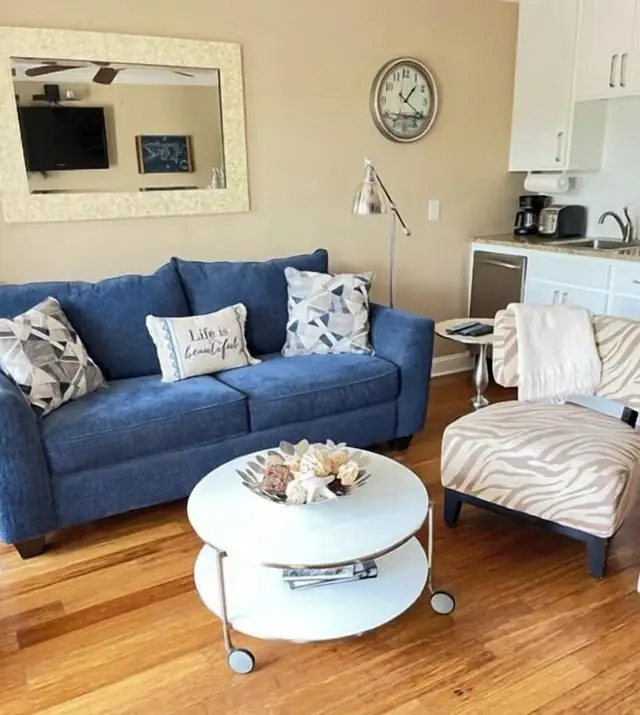 Living room at Seaside Villas 238
