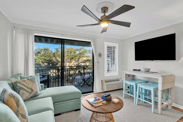 Living room at Seaside Villas 258