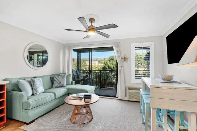 Living room at Seaside Villas 258