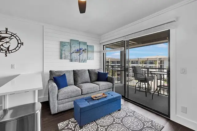 Living room at Seaside Villas 366