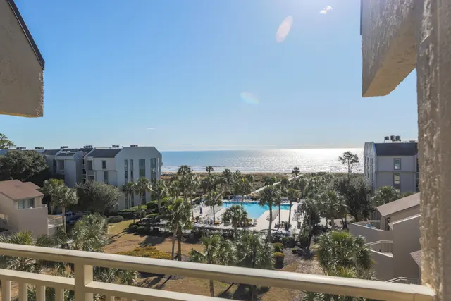 Balcony view at Shorewood Villas 537