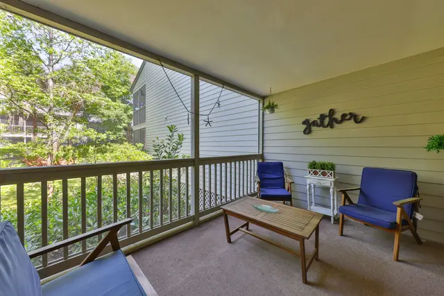 Outdoor space at Treetops 8005