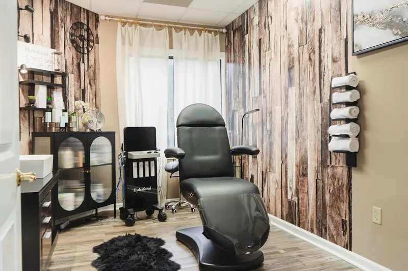A treatment room at OneCareSpa on Main Street on Hilton Head Island