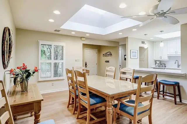 Dining area at Beach Lagoon Villas 309