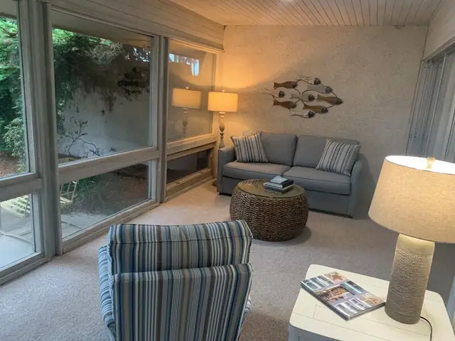 Living room at Beach Lagoon Villas 306