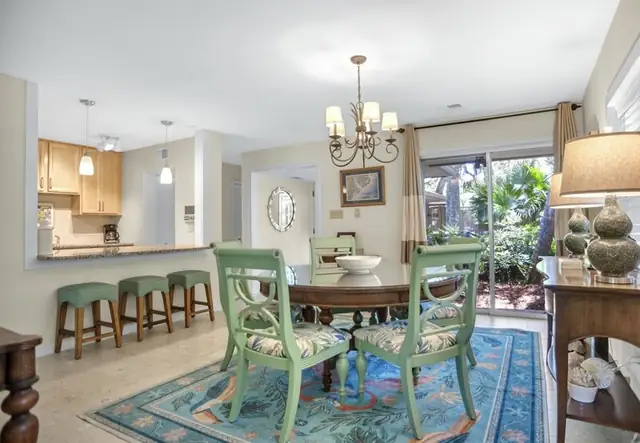 Dining area at Beach Lagoon Villas 310A