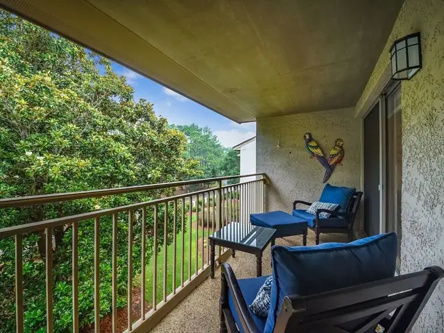 Balcony at Bluff Villas 1715
