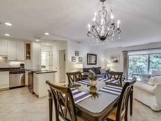 Kitchen at Bluff Villas 1715