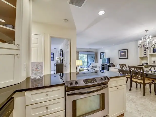 Kitchen at Bluff Villas 1715