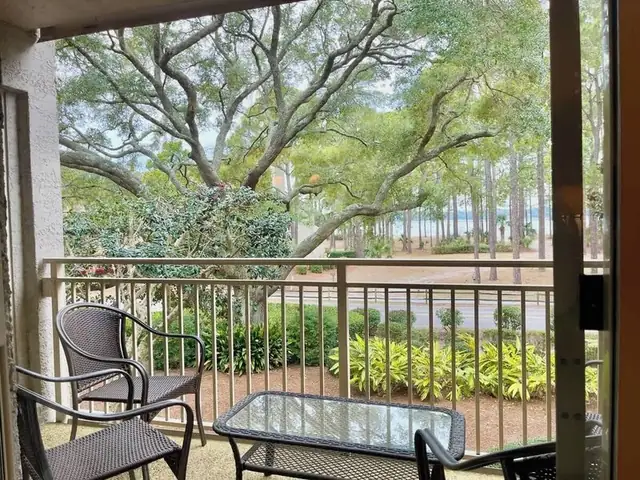 Balcony at Bluff Villas 1709