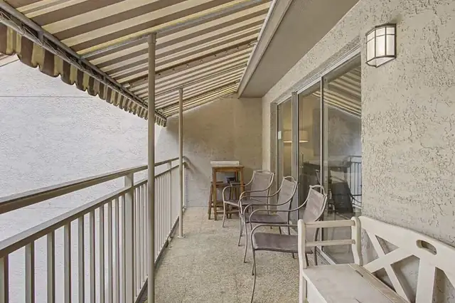 Balcony at Bluff Villas 1714