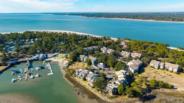 Aerial view at Bluff Villas 1803
