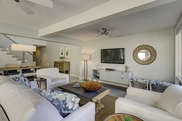 Living room at Fairway Lane Villas 78