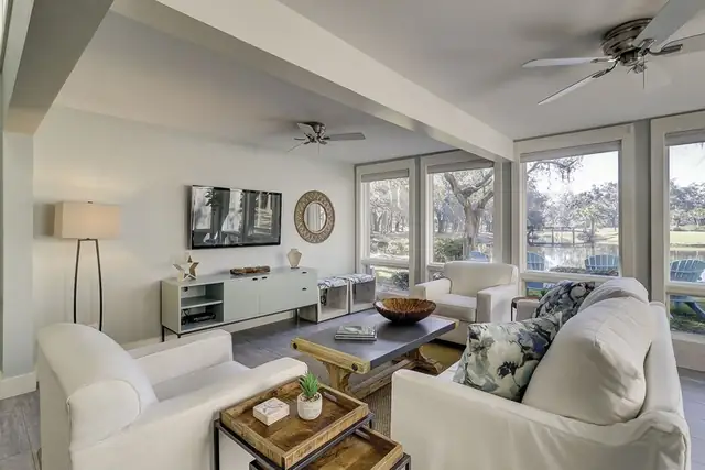 Living room at Fairway Lane Villas 78