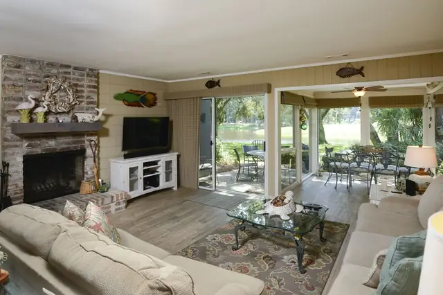 Living room at Fairway Lane Villas 71
