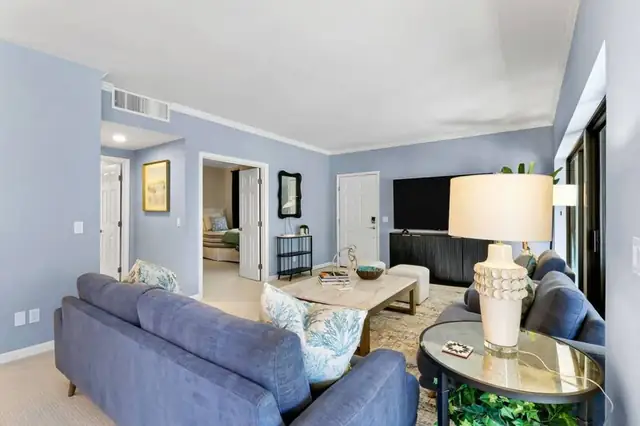 Living room at Harbour South Club 1102