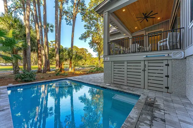 Pool of this home in Sea Pines