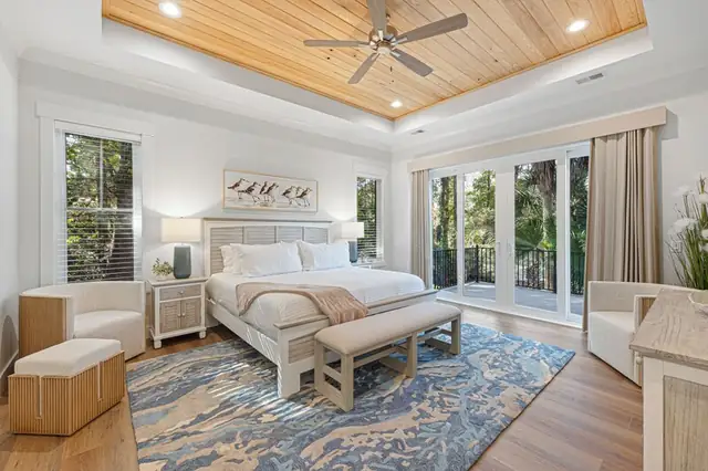 Bedroom of this home in Sea Pines