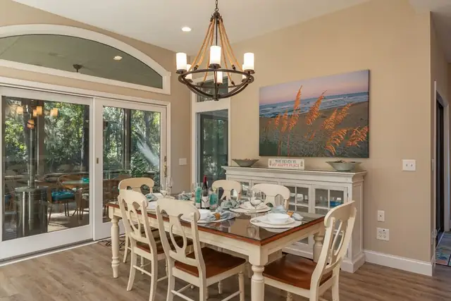 Dining area of this home in Sea Pines