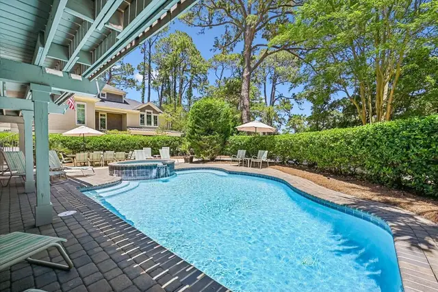 Pool of this home in Sea Pines