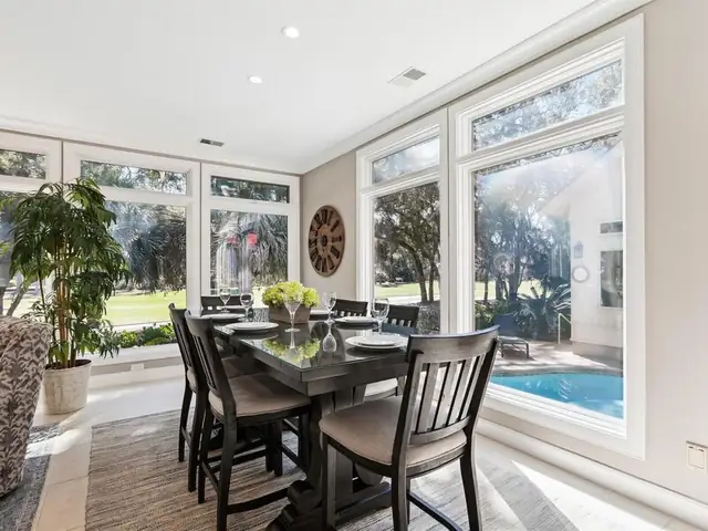Dining area of this home in Sea Pines