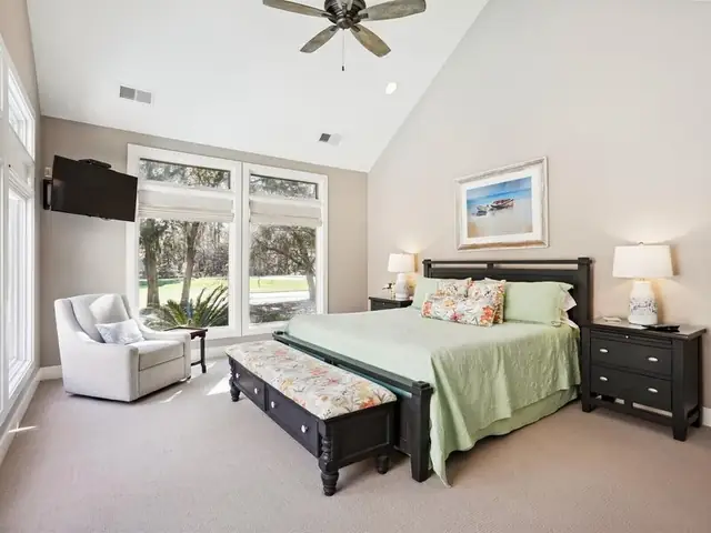 Bedroom of this home in Sea Pines