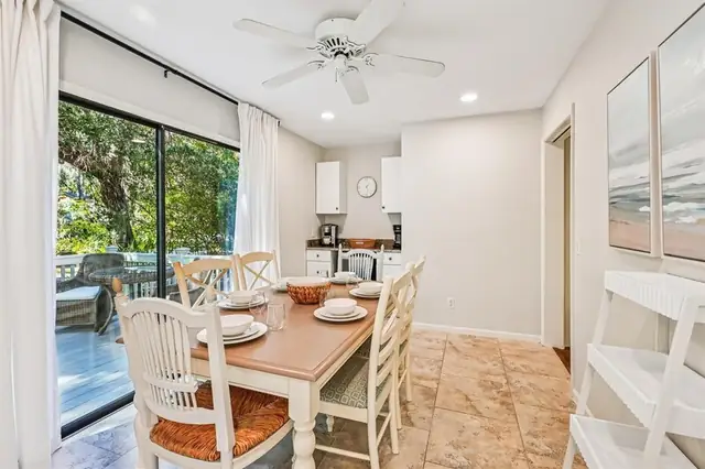 Dining area of this home in Sea Pines