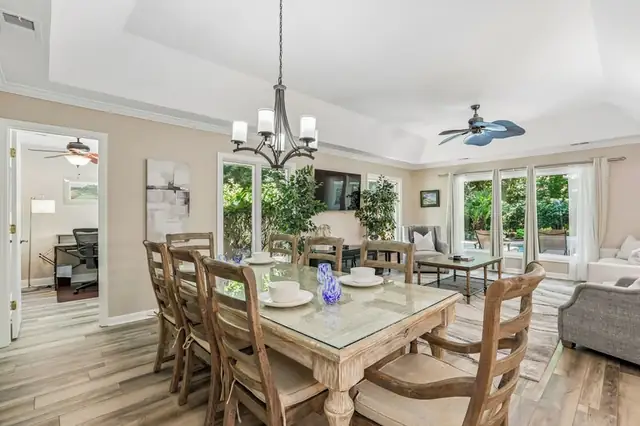 Dining area of this home in Sea Pines