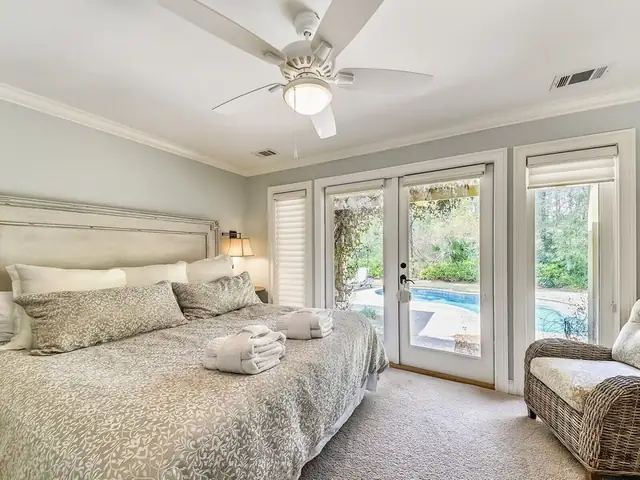 Bedroom of this home in Sea Pines