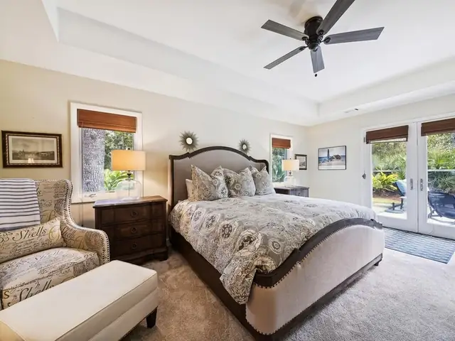 Bedroom of this home in Sea Pines