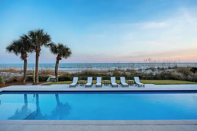 Pool of this home in Sea Pines