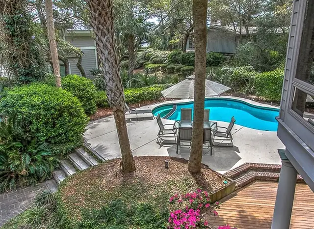 Pool of this home in Sea Pines